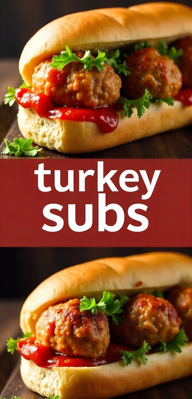 Turkey Meatball Subs