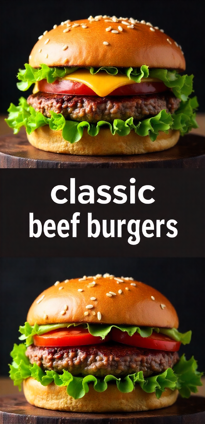 Classic Beef Burgers