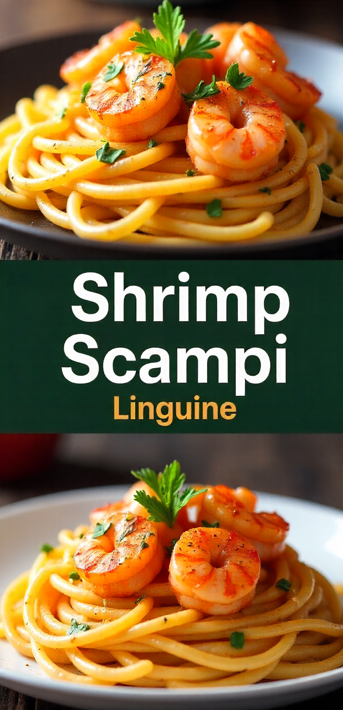 Shrimp Scampi Linguine