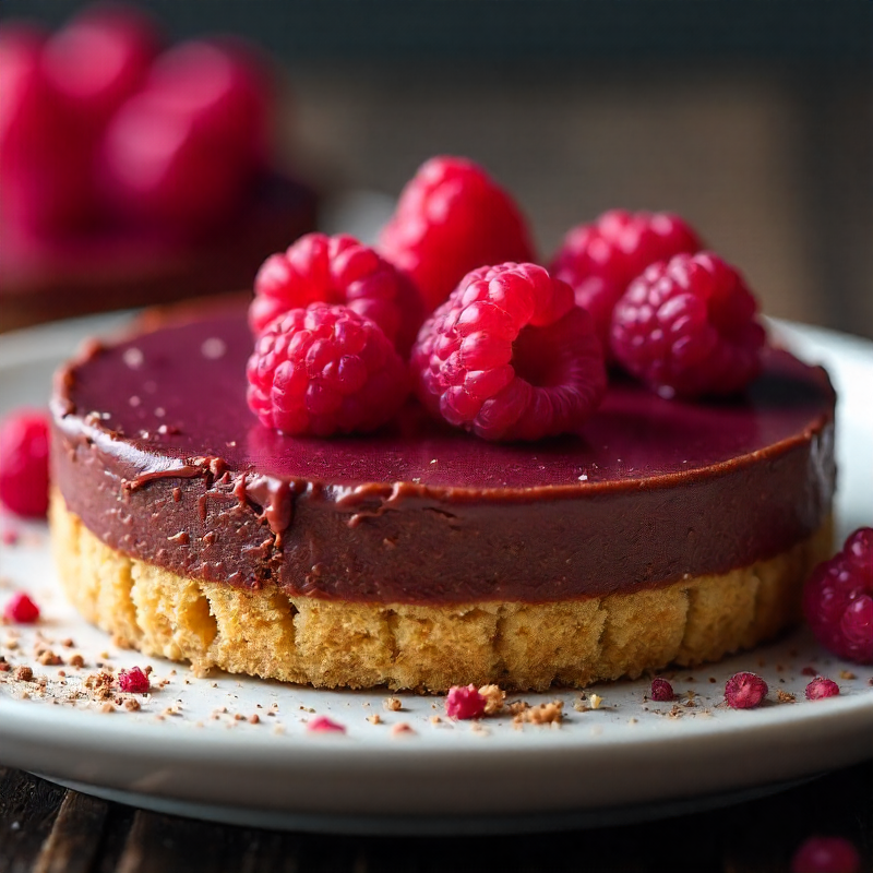 Ruby Chocolate Raspberry Tart