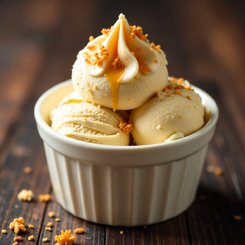 Salted Tahini Caramel Ice Cream