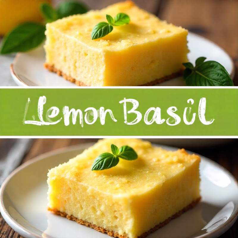Lemon Basil Shortbread