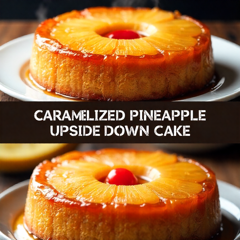 Caramelized Pineapple Upside-Down Cake