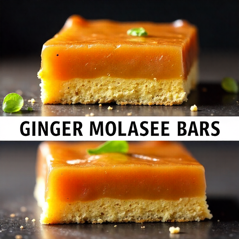 Ginger Molasses Bars