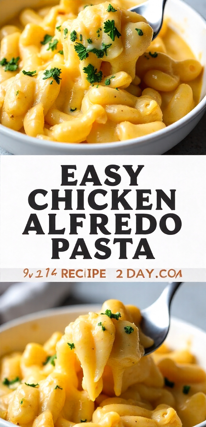 Easy Chicken Alfredo Pasta