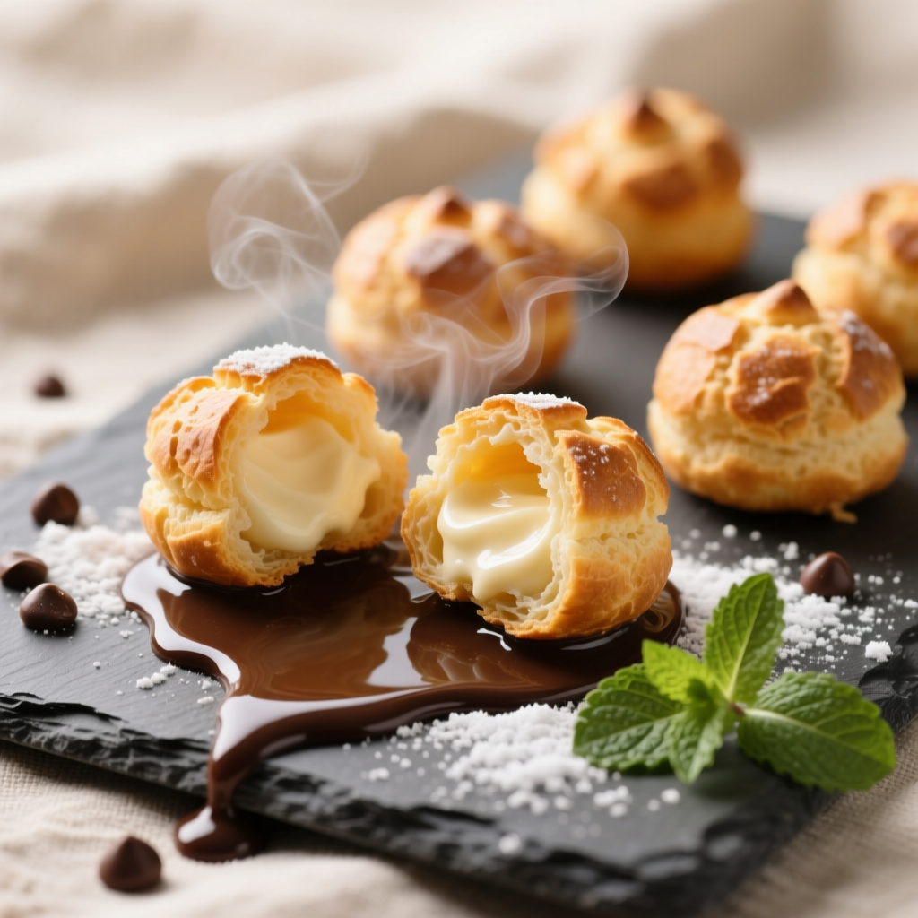 Profiteroles (Cream Puffs)